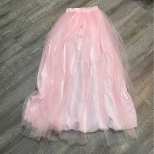 Elegant Pink‎ Tulle Skirt size M/L